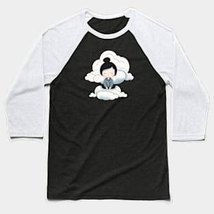 Cloud Meditative Baseball T-Shirt